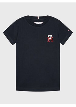 Tommy Hilfiger T-Shirt Monogram KS0KS00293 M Granatowy Regular Fit ze sklepu MODIVO w kategorii T-shirty chłopięce - zdjęcie 169341449