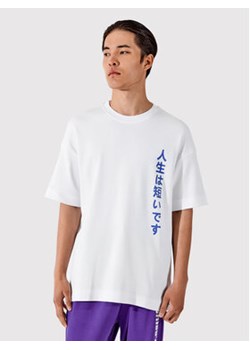 Togoshi T-Shirt Unisex TG22-TSM004 Biały Oversize ze sklepu MODIVO w kategorii T-shirty męskie - zdjęcie 169341659