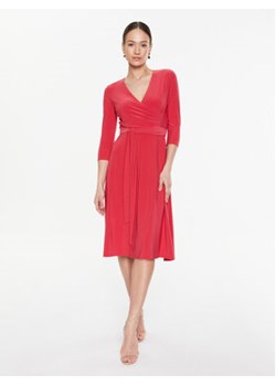 Lauren Ralph Lauren Sukienka codzienna 250769904026 Czerwony Regular Fit ze sklepu MODIVO w kategorii Sukienki - zdjęcie 169342025