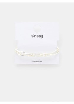 Sinsay - Bransoletka - srebrny ze sklepu Sinsay w kategorii Bransoletki - zdjęcie 169343036