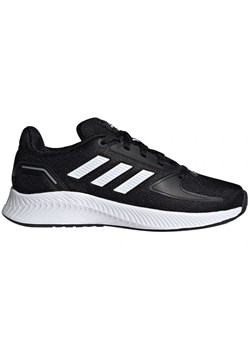 Buty adidas Runfalcon 2.0 K Jr FY9495 czarne niebieskie ze sklepu ButyModne.pl w kategorii Buty sportowe dziecięce - zdjęcie 169368168