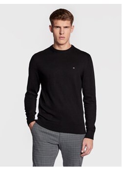 Tommy Hilfiger Sweter Pima MW0MW28046 Czarny Regular Fit ze sklepu MODIVO w kategorii Swetry męskie - zdjęcie 169369266