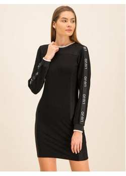Liu Jo Sport Sukienka dzianinowa T69044 F0576 Czarny Slim Fit ze sklepu MODIVO w kategorii Sukienki - zdjęcie 169373577