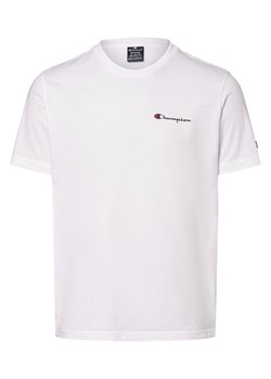 Champion Koszulka męska Mężczyźni Bawełna biały jednolity ze sklepu vangraaf w kategorii T-shirty męskie - zdjęcie 169389499