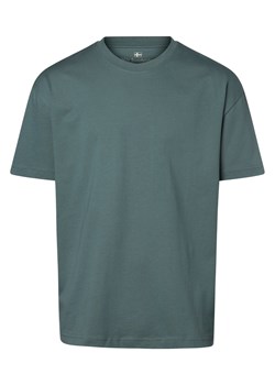 Nils Sundström Koszulka męska Mężczyźni Bawełna petrol jednolity ze sklepu vangraaf w kategorii T-shirty męskie - zdjęcie 169389516