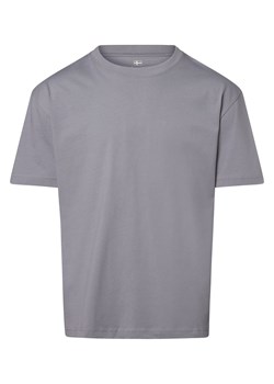 Nils Sundström Koszulka męska Mężczyźni Bawełna jasny szary jednolity ze sklepu vangraaf w kategorii T-shirty męskie - zdjęcie 169389519