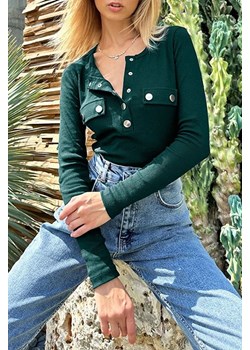 Bluzka BARLIOLDA PETROL ze sklepu Ivet Shop w kategorii Bluzki damskie - zdjęcie 169389679