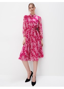 Mohito - Koszulowa sukienka midi - fioletowy ze sklepu Mohito w kategorii Sukienki - zdjęcie 169390599