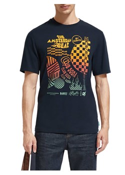 Scotch &amp; Soda Koszulka w kolorze granatowym ze sklepu Limango Polska w kategorii T-shirty męskie - zdjęcie 169392967