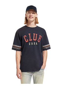 Scotch &amp; Soda Koszulka w kolorze granatowym ze sklepu Limango Polska w kategorii T-shirty męskie - zdjęcie 169392987