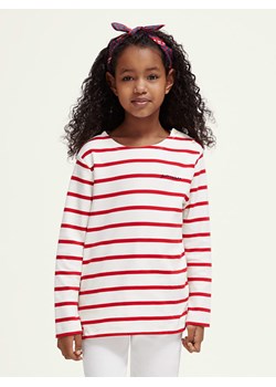 Scotch &amp; Soda Koszulka w kolorze czerwono-białym ze sklepu Limango Polska w kategorii Bluzki dziewczęce - zdjęcie 169393319