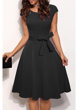 Sukienka SALMELDA BLACK ze sklepu Ivet Shop w kategorii Sukienki - zdjęcie 169395078