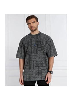 Hugo Blue T-shirt Nidane | Relaxed fit ze sklepu Gomez Fashion Store w kategorii T-shirty męskie - zdjęcie 169399107