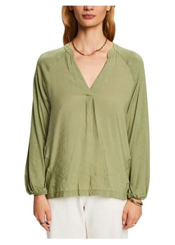 ESPRIT Bluzka w kolorze zielonym ze sklepu Limango Polska w kategorii Bluzki damskie - zdjęcie 169401509