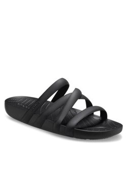Crocs Klapki Splash Strappy Sandal 208217 Czarny ze sklepu MODIVO w kategorii Klapki damskie - zdjęcie 169402469