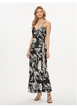 Fracomina Sukienka letnia FJ24SD3005W413R8 Czarny Regular Fit ze sklepu MODIVO w kategorii Sukienki - zdjęcie 169404927