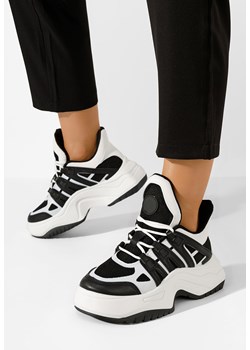 Czarne sneakersy na platformie Alessia ze sklepu Zapatos w kategorii Buty sportowe damskie - zdjęcie 169406755