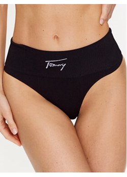 Tommy Jeans Stringi UW0UW04203 Czarny ze sklepu MODIVO w kategorii Majtki damskie - zdjęcie 169413728