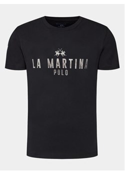La Martina T-Shirt YMR322 JS206 Czarny Regular Fit ze sklepu MODIVO w kategorii T-shirty męskie - zdjęcie 169413819