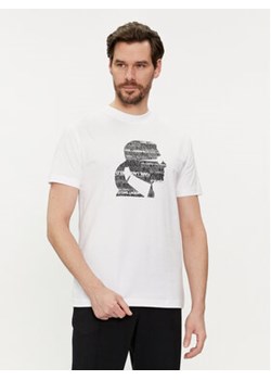 KARL LAGERFELD T-Shirt 755423 542241 Biały Regular Fit ze sklepu MODIVO w kategorii T-shirty męskie - zdjęcie 169416396