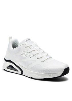 Skechers Sneakersy Tres-Air Uno-Revolution-Airy 183070/WHT Biały ze sklepu MODIVO w kategorii Buty sportowe męskie - zdjęcie 169416417