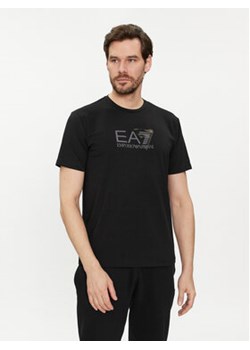 EA7 Emporio Armani T-Shirt 3DPT36 PJULZ 1200 Czarny Regular Fit ze sklepu MODIVO w kategorii T-shirty męskie - zdjęcie 169416625