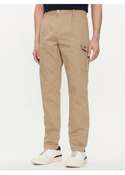 Aeronautica Militare Spodnie materiałowe 241PA1579CT3247 Beżowy Slim Fit ze sklepu MODIVO w kategorii Spodnie męskie - zdjęcie 169416735