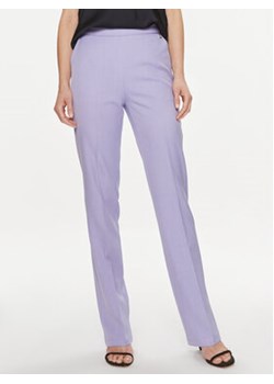 Fracomina Spodnie materiałowe FR24SV2011W67401 Fioletowy Regular Fit ze sklepu MODIVO w kategorii Spodnie damskie - zdjęcie 169416798