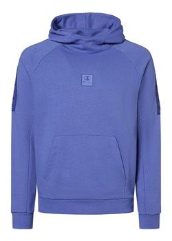 Champion Męski sweter z kapturem Mężczyźni niebieski jednolity ze sklepu vangraaf w kategorii Bluzy męskie - zdjęcie 169417146