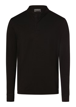 Drykorn Męska koszulka polo Mężczyźni Bawełna czarny jednolity ze sklepu vangraaf w kategorii T-shirty męskie - zdjęcie 169417148