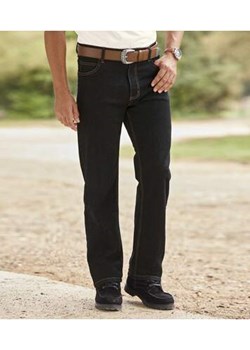 Czarne jeansy ze stretchem ze sklepu Atlas For Men w kategorii Jeansy męskie - zdjęcie 169418978