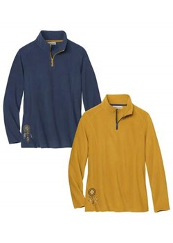 Zestaw 2 swetrów z mikropolaru z haftem ze sklepu Atlas For Men w kategorii Swetry damskie - zdjęcie 169419038