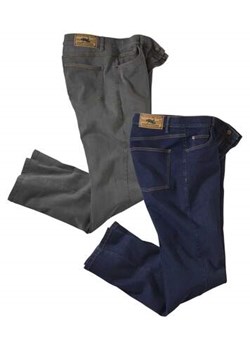 Zestaw 2 par wygodnych jeansów regular ze stretchem ze sklepu Atlas For Men w kategorii Jeansy męskie - zdjęcie 169419228