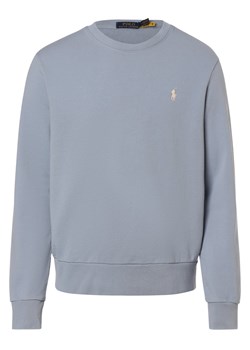 Polo Ralph Lauren Męska bluza nierozpinana Mężczyźni Bawełna jasnoniebieski jednolity ze sklepu vangraaf w kategorii Bluzy męskie - zdjęcie 169421279