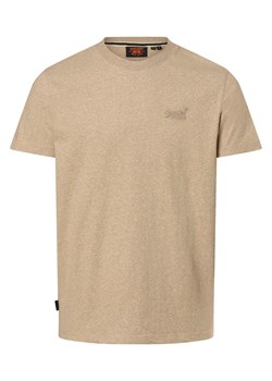 Superdry Koszulka męska Mężczyźni Bawełna piaskowy jednolity ze sklepu vangraaf w kategorii T-shirty męskie - zdjęcie 169421287