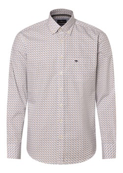 Fynch-Hatton Koszula męska Mężczyźni Regular Fit Bawełna biały wzorzysty ze sklepu vangraaf w kategorii Koszule męskie - zdjęcie 169421296