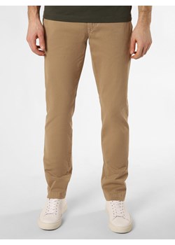 Alberto Spodnie Mężczyźni Bawełna beżowy jednolity ze sklepu vangraaf w kategorii Spodnie męskie - zdjęcie 169421307
