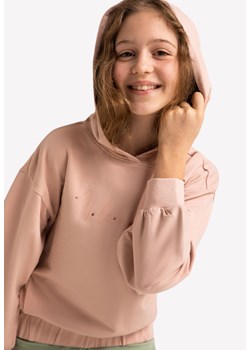 Różowa bluza dziewczęca oversize B-MILEY JUNIOR ze sklepu Volcano.pl w kategorii Bluzy dziewczęce - zdjęcie 169421707