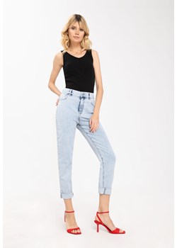 Damskie jeansy z luźnymi nogawkami, Mom Fit, D-LIDYA 3 ze sklepu Volcano.pl w kategorii Jeansy damskie - zdjęcie 169421818