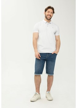 Ciemnoniebieskie krótkie spodenki jeansowe męskie D-MIST ze sklepu Volcano.pl w kategorii Spodenki męskie - zdjęcie 169421826