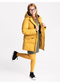 Żółty płaszczyk zimowy dla dziewczynki J-RICKIE JUNIOR ze sklepu Volcano.pl w kategorii Płaszcze dziewczęce - zdjęcie 169421967