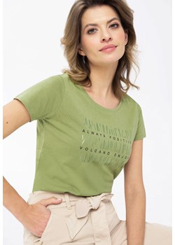 Damski t-shirt z nadrukiem T-AMANDA ze sklepu Volcano.pl w kategorii Bluzki damskie - zdjęcie 169422305