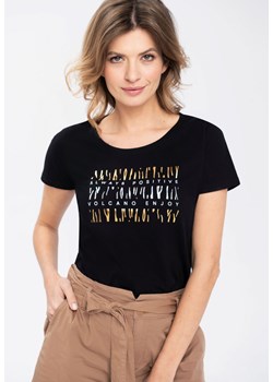 Damski t-shirt z nadrukiem T-AMANDA ze sklepu Volcano.pl w kategorii Bluzki damskie - zdjęcie 169422306