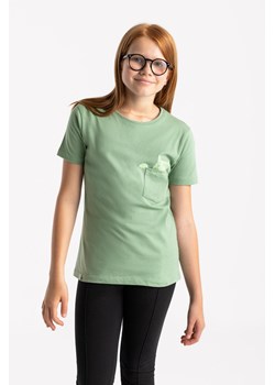 Koszulka z bawełny organicznej T-CAT JUNIOR ze sklepu Volcano.pl w kategorii Bluzki dziewczęce - zdjęcie 169422329