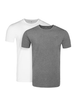 Bawełniany t-shirt męski w dwupaku T-CLONE ze sklepu Volcano.pl w kategorii T-shirty męskie - zdjęcie 169422335