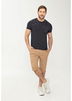 Koszulka męska we wzory z kieszonką T-JOE ze sklepu Volcano.pl w kategorii T-shirty męskie - zdjęcie 169422397
