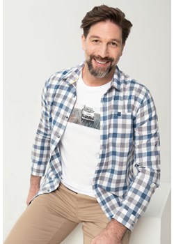 Męska koszulka z nadrukiem i napisem T-KICKDOWN ze sklepu Volcano.pl w kategorii Koszule męskie - zdjęcie 169422409