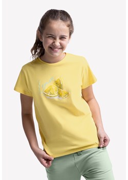Żółta bluzka dziewczęca z limonką T-LEMON JUNIOR ze sklepu Volcano.pl w kategorii Bluzki dziewczęce - zdjęcie 169422416