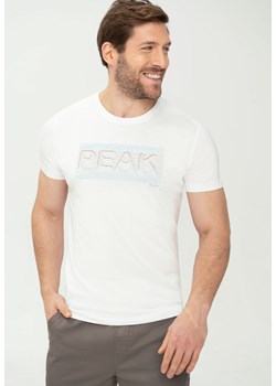 Męski t-shirt z napisem i grafiką T-LINER ze sklepu Volcano.pl w kategorii T-shirty męskie - zdjęcie 169422417