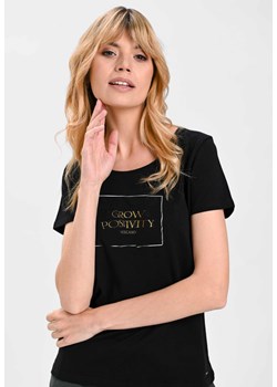 Damska koszulka z nadrukiem T-POSITY ze sklepu Volcano.pl w kategorii Bluzki damskie - zdjęcie 169422477
